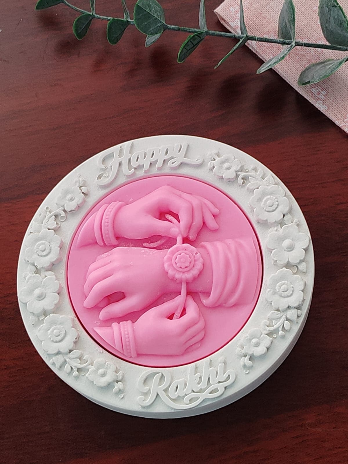 Happy Rakhi Candle holder