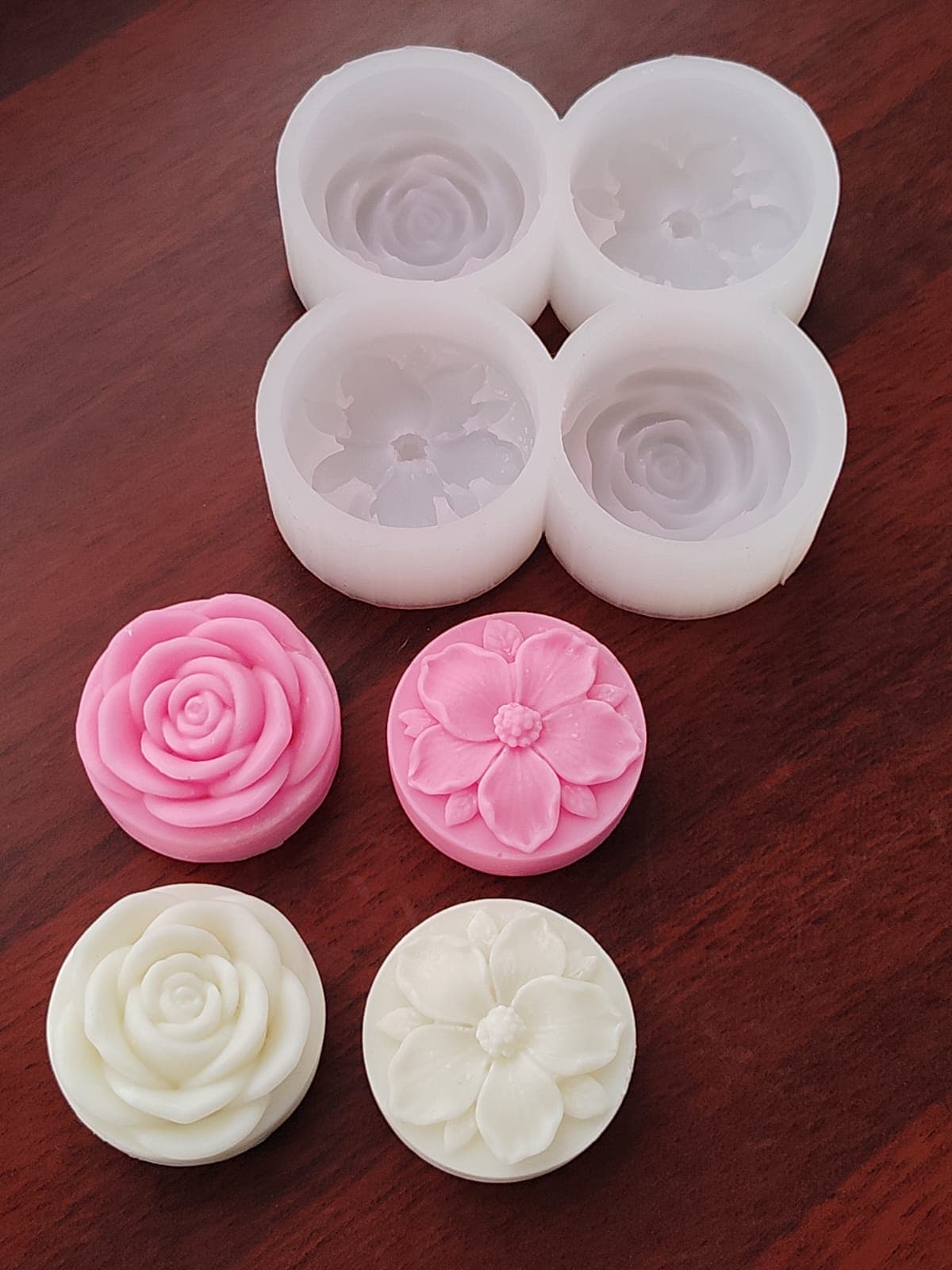 4 Flower Tealight Combo set 4