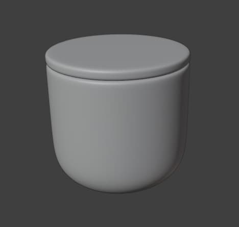 Tulip Jar with lid 3