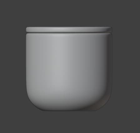 Tulip Jar with lid 2